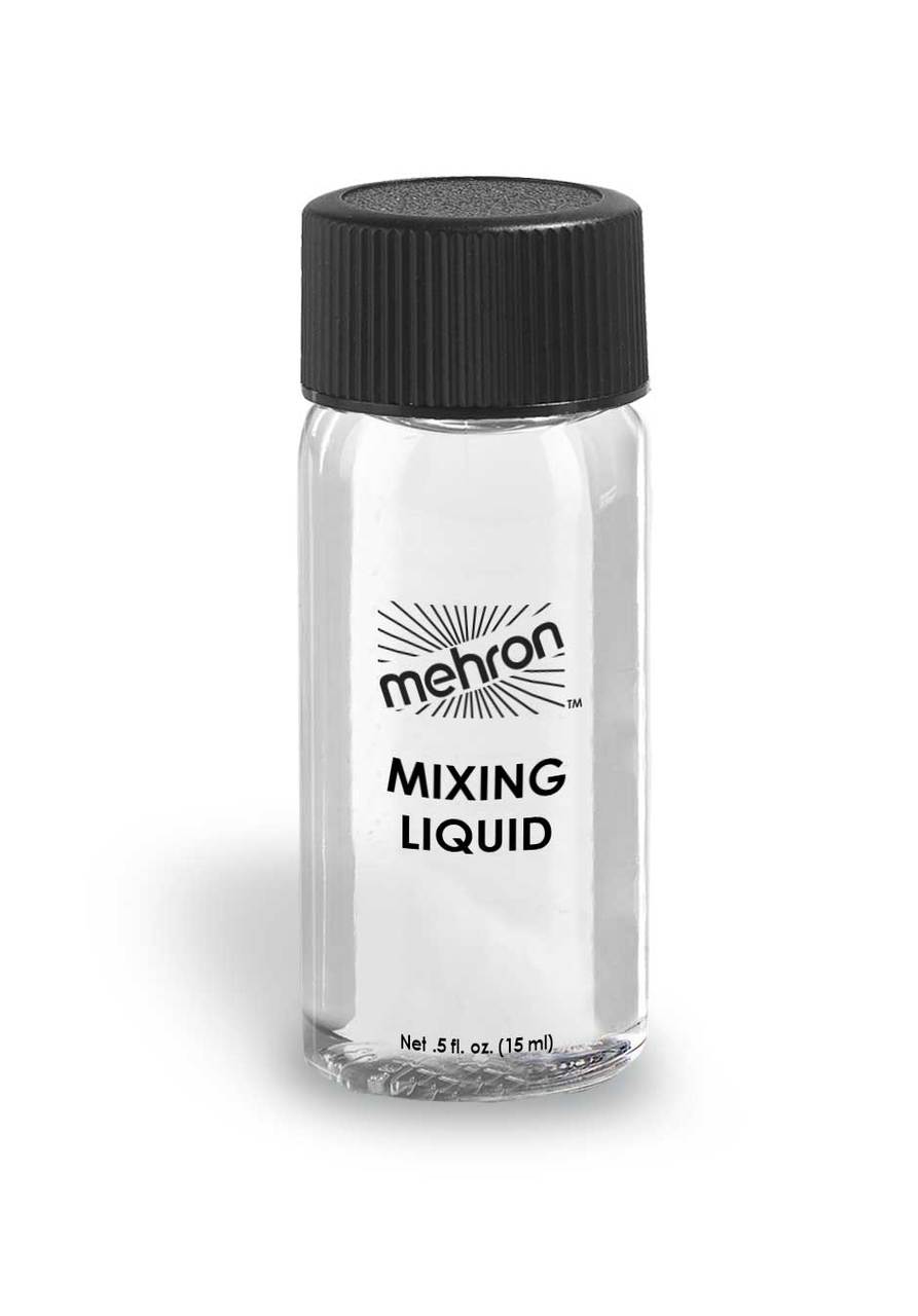 Mehron Makeup Mixing Liquid, 0.5 fl. oz. (15 ml) - ADDROS.COM